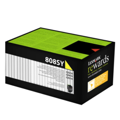 Lexmark 80C8SYE Yellow Toner Cartridge