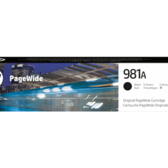 HP 981A Black Original PageWide Cartridge, J3M71A