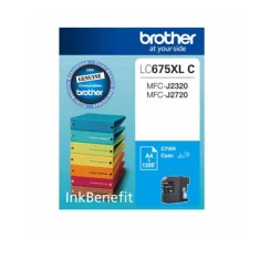 Brother LC-675XL Cyan Original High Yield Ink Cartridge