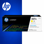 HP 207x Original Yellow Laserjet Toner Cartridge For HP Color Laserjet Pro M255:mfp M282: M283:page Yield 2450