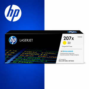HP 207x Original Yellow Laserjet Toner Cartridge For HP Color Laserjet Pro M255:mfp M282: M283:page Yield 2450