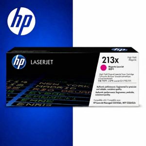 HP 213x High Yield Original Magenta Laserjet Toner Cartridge For HP Laserjet Enterprise Sfp 5700: 6700: Mfp 5800: 6800 & HP Color Laserjet Enterprise X55745 and Mfp X58045:page Yield 6000