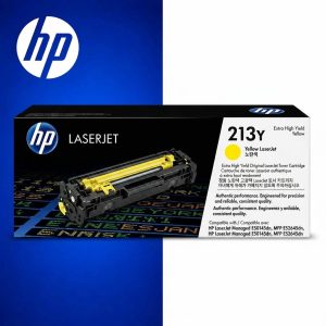 HP 213y Extra High Yield Original Yellow Laserjet Toner Cartridge For HP Laserjet Enterprise Sfp 5700: 6700: Mfp 5800: 6800 & HP Color Laserjet Enterprise X55745 and Mfp X58045:page Yield 12000