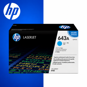 HP 643a Original Cyan Laserjet Toner Cartridge For HP Color Laserjet 4700:page Yield 10000