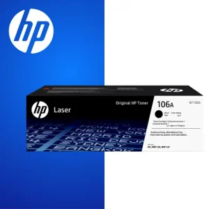 HP 106a Original Black Laserjet Toner For HP Laser107: Mfp 135: Mfp 137:page Yield 1000