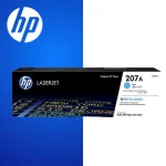 HP 207a Original Cyan Laserjet Toner Cartridge For HP Color Laserjet Pro M255:mfp M282: M283:page Yield 1250