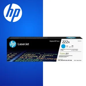 HP 222a Original Cyan Laserjet Toner Cartridge For HP Laserjet Pro 3203: 3288: Mfp 3303: Mfp 3388:page Yield 1200
