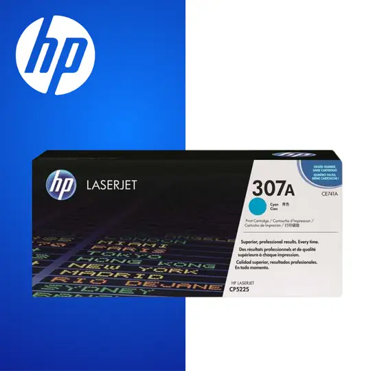 HP 307a Original Cyan Laserjet Toner Cartridge For HP Color Laserjet Cp5225:page Yield 7300