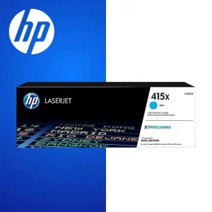 HP 415x Original Cyan Laserjet Toner Cartridge For HP Lj Pro M454: Mfp M479: HP Lj Ent M455: Mfp M480:47528f y 45028dn:page Yield 6000