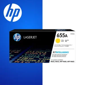 HP 655a Original Yellow Laserjet Toner Cartridge For HP Color Laserjet M652:m653:m681:m682: E65050:e65060:e65150:e65160:e67550:e67560:e67660:page Yield 10500