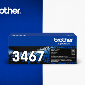 Brother Tn3467 Black Toner For Hll5200 Mfcl5700 5900 6900dw  12 000 Page Yield