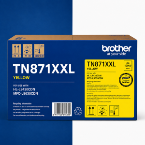 Brother Tn871 High Yield Yellow Toner Cartridge For Hl L9430cdn Mfc L9630cdn
