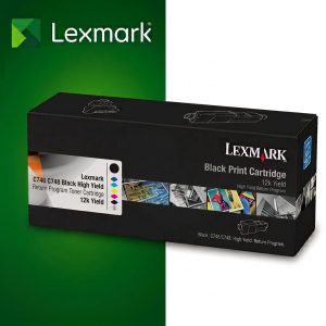Lexmark C746  C748 Black High Yield Return Program Toner Cartridge 12k Yield