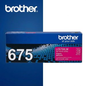 Brother Lc675xlm High Yield Magenta Ink Cartridge For Mfcj2720 Mfcj2320  1200 Page Yield