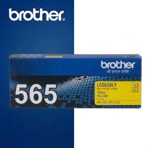 Brother Lc565xly High Yield Yellow Ink Cartridge For Mfcj3520 Mfcj3720  1200 Page Yield