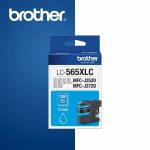 Brother Lc565xlc High Yield Cyan Ink Cartridge For Mfcj3520 Mfcj3720  1200 Page Yield