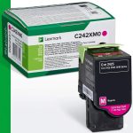 Lexmark C:m 2425 2535 2640 Magenta Extra High Yield Return Programme Toner Cartridge (3 500 Page Yield)