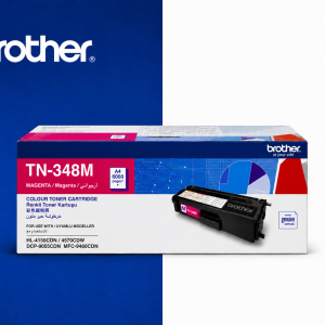 Brother Tn348m High Yield Magenta Toner For Hl4570cdw Hl4150cdn Mfc9970cdw Mfc9460cdn  6000 Page Yield