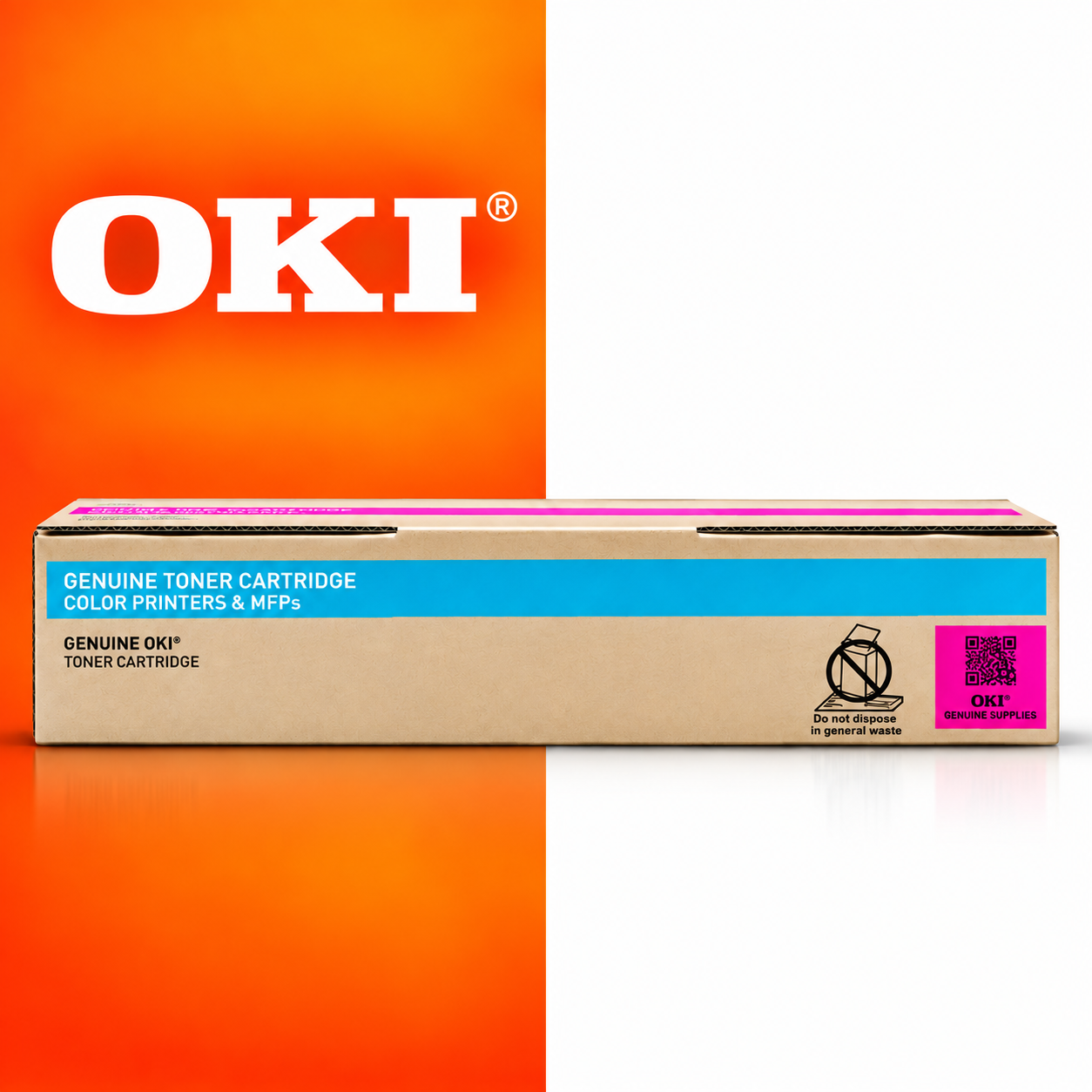 OKI 46564702 Magenta Toner Cartridge 33,600 Pages Original Single-pack