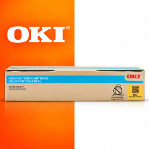 OKI 46564701 Yellow Toner Cartridge 33,600 Pages Original Single-pack