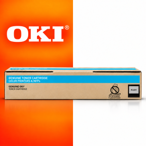 OKI 46564704 Black Toner Cartridge 38,400 Pages Original Single-pack